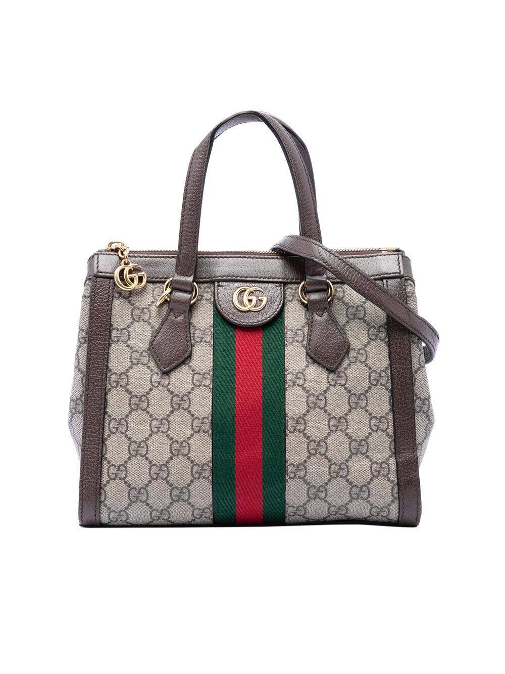 Gucci Ophidia Top Handle Tote Gg Coated #275200G14B